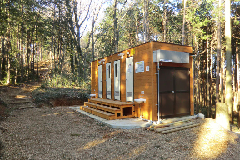 建物一体型バイオトイレ