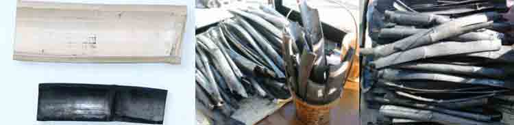 炭焼窯(ウッドリサイクラー)で作った竹炭